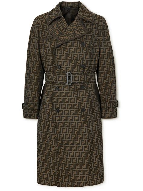 fendi handbag raincoat|Fendi trench coat.